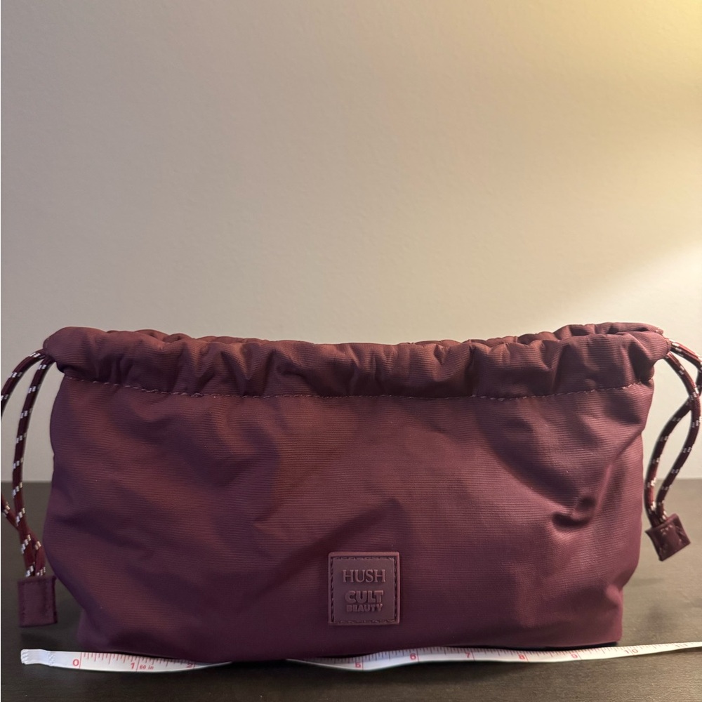 Cult Beauty Hush Cinch Makeup Bag Magnetic Closure 10” x 5” x 2” NEW